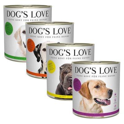 Dog's Love 24× 800 g, variace chutí Dog's Love 24× 800 g, variace chutí