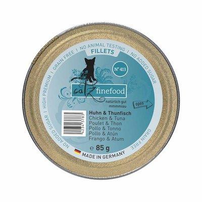 catz finefood Fillets N°413 s kuřecím masem a tuňákem v želé catz finefood Fillets N°413 s kuřecím masem a tuňákem v želé