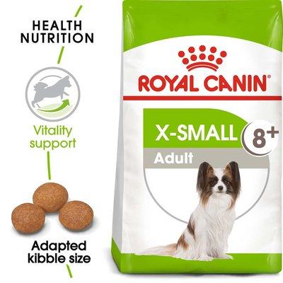 ROYAL CANIN X-SMALL Adult 8+ granule pro starší psy velmi malých plemen ROYAL CANIN X-SMALL Adult 8+ granule pro starší psy velmi malých plemen