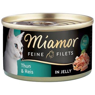 Miamor Feine Filets v želé s tuňákem a rýží Miamor Feine Filets v želé s tuňákem a rýží