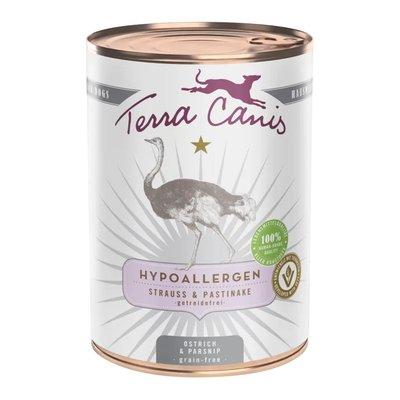 Terra Canis HYPOALLERGEN – pštrosí maso s pastiňákem, bez přídavku obilovin Terra Canis HYPOALLERGEN – pštrosí maso s pastiňákem, bez přídavku obilovin