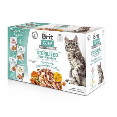 Brit Care Cat Box Fillets in Gravy Sterilised, 12 × 85 g Brit Care Cat Box Fillets in Gravy Sterilised, 12 × 85 g