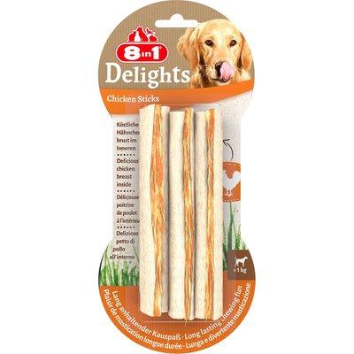 8in1 Delight žvýkací tyčinky s kuřecím, 3 kusy 8in1 Delight žvýkací tyčinky s kuřecím, 3 kusy