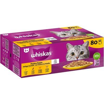Whiskas drůbeží výběr v želé adult 80x85 g Whiskas drůbeží výběr v želé adult 80x85 g