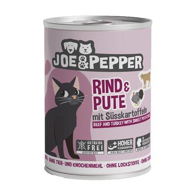 Joe & Pepper Cat hovězí a krůtí maso s batáty Joe & Pepper Cat hovězí a krůtí maso s batáty