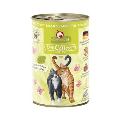 GranataPet pro kočky – Delicatessen konzerva bažant a králík GranataPet pro kočky – Delicatessen konzerva bažant a králík