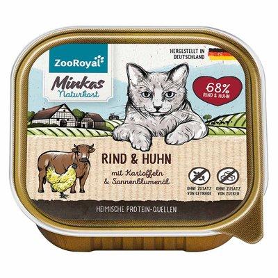 ZooRoyal Minkas Naturkost hovězí maso a kuře s brambory ZooRoyal Minkas Naturkost hovězí maso a kuře s brambory