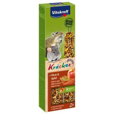 Vitakraft krekry pro malé hlodavce s prosem a jablky Vitakraft krekry pro malé hlodavce s prosem a jablky