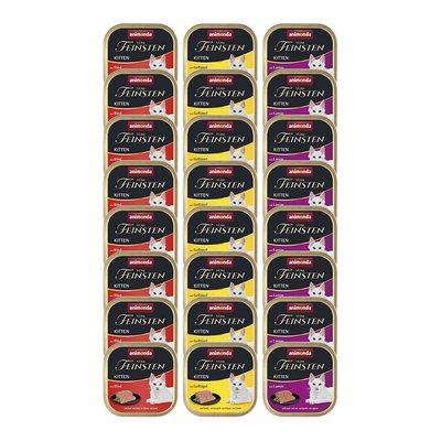 Animonda Vom Feinsten Kitten, variace chutí, 24 × 100 g Animonda Vom Feinsten Kitten, variace chutí, 24 × 100 g