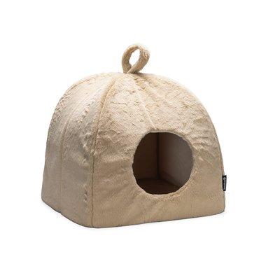 Beeztees Moza kočičí dům plyš 40x40 cm Beeztees Moza kočičí dům plyš 40x40 cm