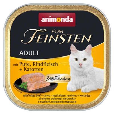 Animonda Vom Feinsten Adult Schlemmerkern krůtí a hovězí maso s karotkou Animonda Vom Feinsten Adult Schlemmerkern krůtí a hovězí maso s karotkou