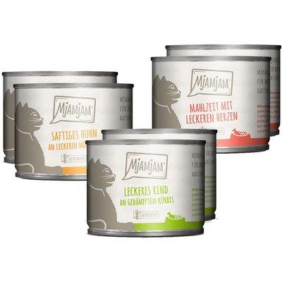 MjAMjAM Mixpaket I kuře, hovězí, srdce 6 × 200 g MjAMjAM Mixpaket I kuře, hovězí, srdce 6 × 200 g