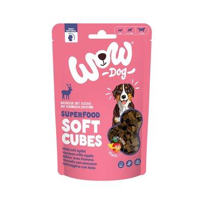 WOW DOG Soft Cubes Wild s jablkem 150 g WOW DOG Soft Cubes Wild s jablkem 150 g