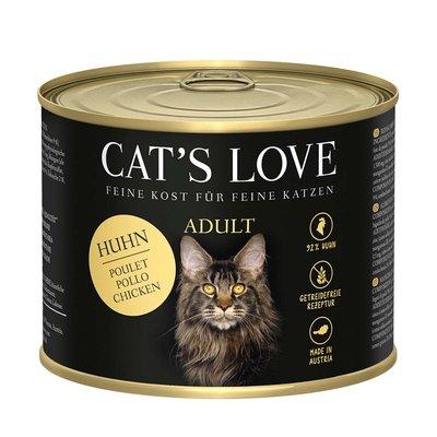 Cat's Love, Čisté kuřecí maso, lněný olej a kopřiva Cat's Love, Čisté kuřecí maso, lněný olej a kopřiva