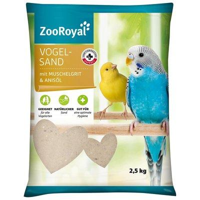 ZooRoyal písek pro ptáky s mušlovou drtí a anýzovým olejem 2,5 kg ZooRoyal písek pro ptáky s mušlovou drtí a anýzovým olejem 2,5 kg
