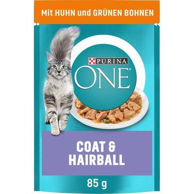 Purina ONE Coat & Hairball s kuřecím masem a zelenými fazolkami Purina ONE Coat & Hairball s kuřecím masem a zelenými fazolkami