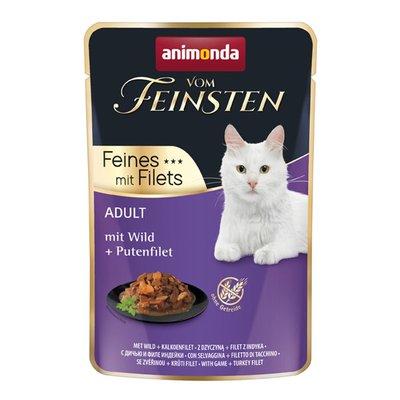 Animonda Vom Feinsten Adult Feine Filets zvěřina a krůtí filety Animonda Vom Feinsten Adult Feine Filets zvěřina a krůtí filety