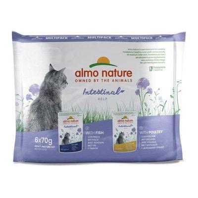 Almo Nature Holistic Digestive Help kombinované balení s rybami a drůbežím masem Almo Nature Holistic Digestive Help kombinované balení s rybami a drůbežím masem