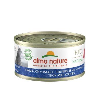 Almo Nature Natural HFC tuňák a mušle, 6 × 70 g Almo Nature Natural HFC tuňák a mušle, 6 × 70 g