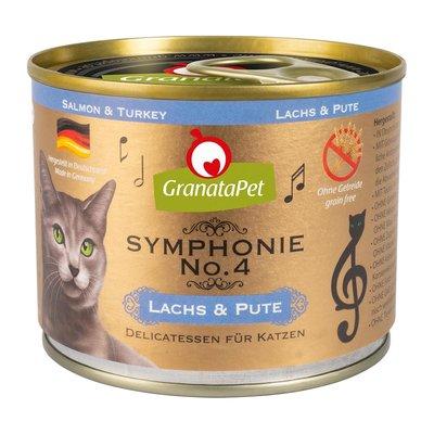 GranataPet Symphonie No. 4 losos a krůta, 6 x 200 g GranataPet Symphonie No. 4 losos a krůta, 6 x 200 g