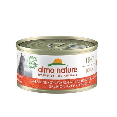 Almo Nature HFC Jelly losos s mrkví, 6 × 70 g Almo Nature HFC Jelly losos s mrkví, 6 × 70 g