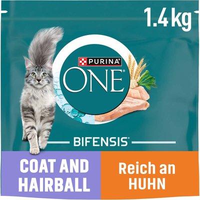 PURINA ONE BIFENSIS COAT & HAIRBALL kuře, 1,4 kg PURINA ONE BIFENSIS COAT & HAIRBALL kuře, 1,4 kg