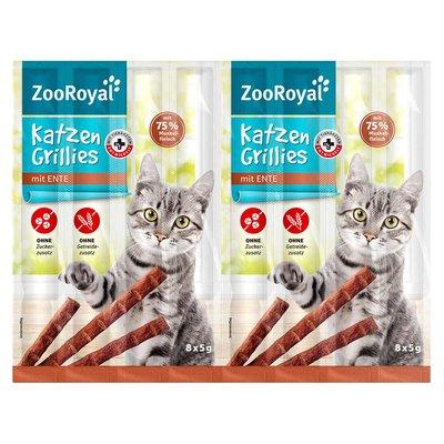ZooRoyal grilované tyčinky pro kočky s kachním masem ZooRoyal grilované tyčinky pro kočky s kachním masem