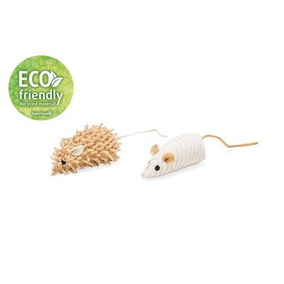 Beeztees hračka pro kočky Eco myš Seerp 2 kusy Beeztees hračka pro kočky Eco myš Seerp 2 kusy