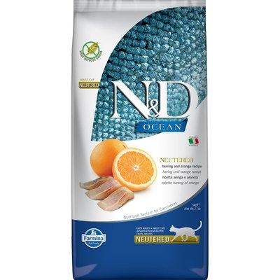 N&D Cat Ocean sleď s pomerančem pro kastrované kočky N&D Cat Ocean sleď s pomerančem pro kastrované kočky