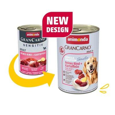 Animonda GranCarno Sensitiv čisté hovězí maso s bramborami Animonda GranCarno Sensitiv čisté hovězí maso s bramborami