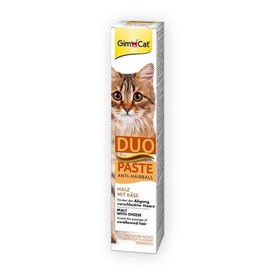 GimCat DUO pasta s maltózou proti bezoárům a se sýrem, 50 g GimCat DUO pasta s maltózou proti bezoárům a se sýrem, 50 g