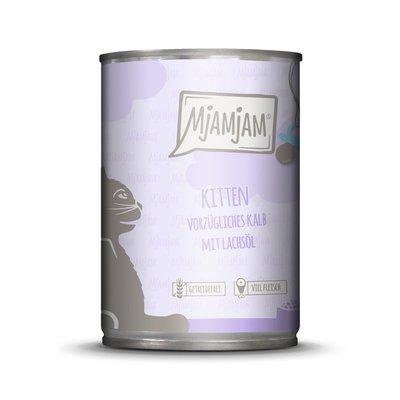 MjAMjAM Kitten vynikající telecí maso s lososovým olejem MjAMjAM Kitten vynikající telecí maso s lososovým olejem