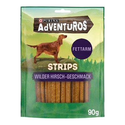 Purina AdVENTuROS Strips, nízkotučné pamlsky pro psy s jelení příchutí Purina AdVENTuROS Strips, nízkotučné pamlsky pro psy s jelení příchutí