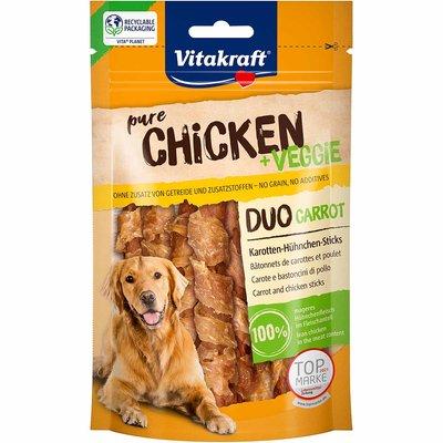 Vitakraft CHICKEN Veggie mrkvové tyčinky + kuřecí maso Vitakraft CHICKEN Veggie mrkvové tyčinky + kuřecí maso