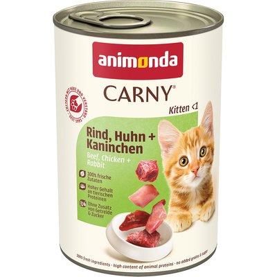 Animonda Carny Kitten hovězí, kuřecí a králičí maso Animonda Carny Kitten hovězí, kuřecí a králičí maso