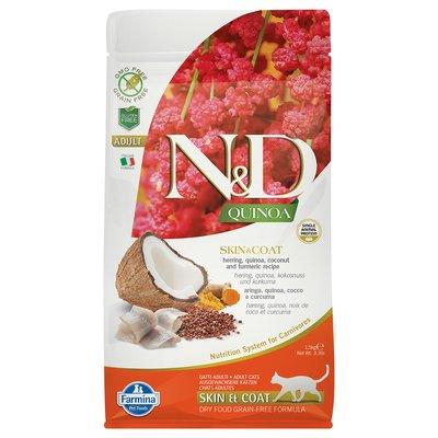 N&D Cat Quinoa Skin & Coat Sleď N&D Cat Quinoa Skin & Coat Sleď