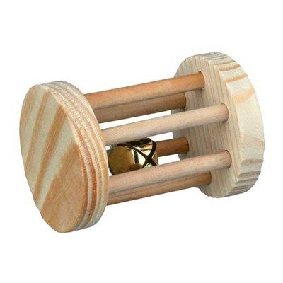 Trixie dřevěný váleček s rolničkou pro hlodavce ø 5 cm × 7 cm Trixie dřevěný váleček s rolničkou pro hlodavce ø 5 cm × 7 cm