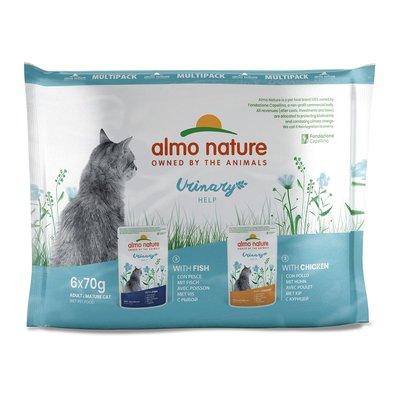 Almo Nature Holistic Urinary Help kombinované balení, ryba a kuřecí maso Almo Nature Holistic Urinary Help kombinované balení, ryba a kuřecí maso