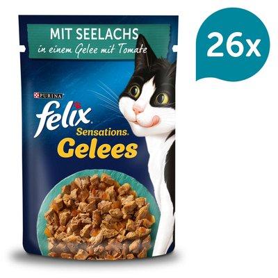 FELIX Sensations želé treska tmavá s rajčetem FELIX Sensations želé treska tmavá s rajčetem