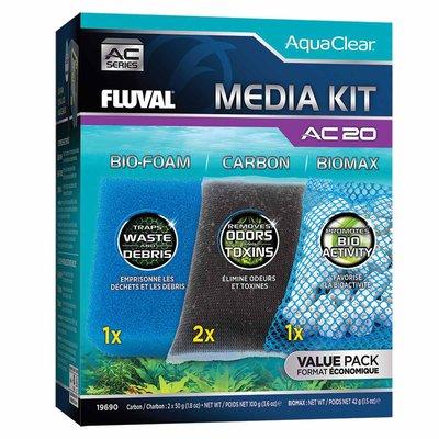 Fluval aquaclear filtrační médium sada Fluval aquaclear filtrační médium sada