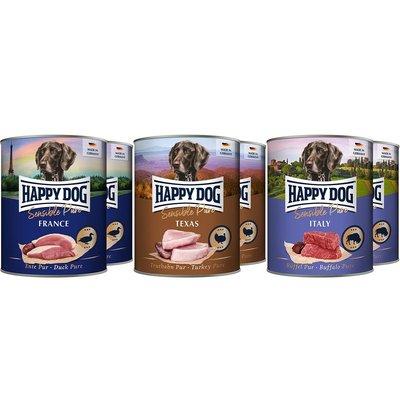 Happy Dog Sensible Pure kombinované balení 6× 800 g Happy Dog Sensible Pure kombinované balení 6× 800 g