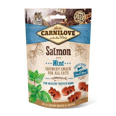 Carnilove Cat – Crunchy Snack – losos s mátou Carnilove Cat – Crunchy Snack – losos s mátou