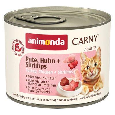 Animonda Carny Adult krůtí maso, kuřecí maso a krevety Animonda Carny Adult krůtí maso, kuřecí maso a krevety