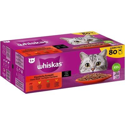 Whiskas Pouch Multipack 1 + Výběr v omáčce 80x85 g Whiskas Pouch Multipack 1 + Výběr v omáčce 80x85 g