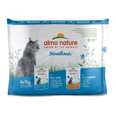 Almo Nature Holistic Sterilised multipack s treskou a kuřecím masem Almo Nature Holistic Sterilised multipack s treskou a kuřecím masem
