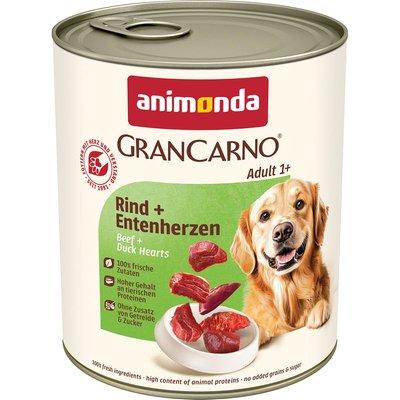 Animonda GranCarno Adult s hovězím a kachními srdíčky Animonda GranCarno Adult s hovězím a kachními srdíčky