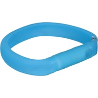 Trixie USB Flash svítící obojek, modrý