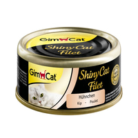 GimCat ShinyCat kuřecí filé, 6 x 70 g