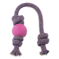 Beco  míček na hraní s lankem, růžový