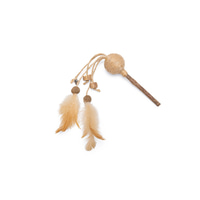 Beeztees hrací míček Juto s peřím a kočičí mátou